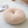 Solid color Teddy velvet cushion, thickened circular balcony window sill, floor tatami seat cushion