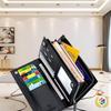 Men's Long Zipper Wallet: Large Capacity Phone & Card Holder