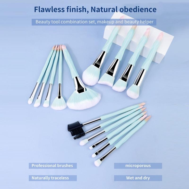 24Pcs Makeup Brushes Set with Fiber Bristles Powder Puff Silicone Face Mask Brushes for Different Makeup Needs