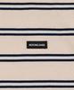 ROCKCAKE Heritage Stripe Polo Top - Cream