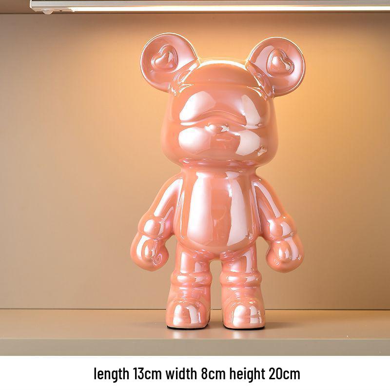 Trendy Beer Figuur Spaarpot - Creatieve Cartoon Decoratie voor Moderne Woonkamers