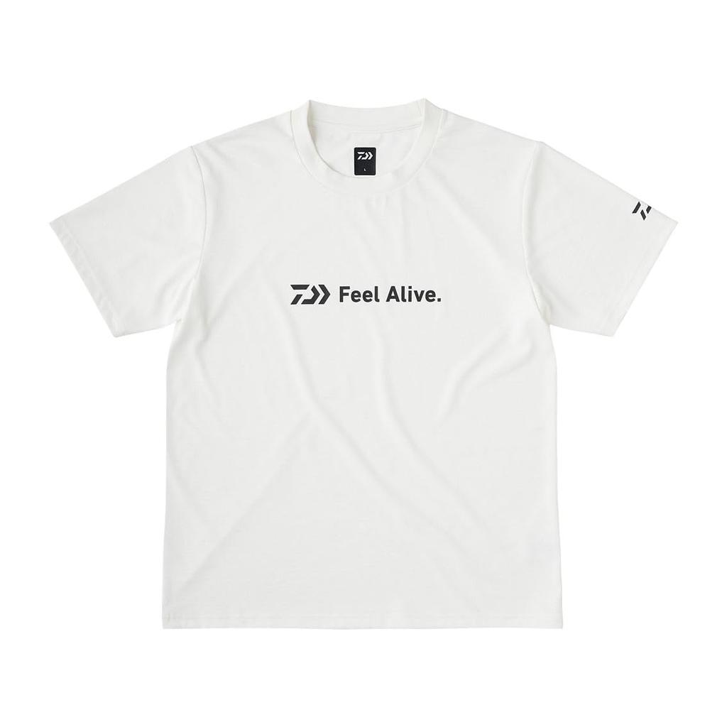 Daiwa Sunblock Dry Shirt 25DE-9525 White, Size 2XL