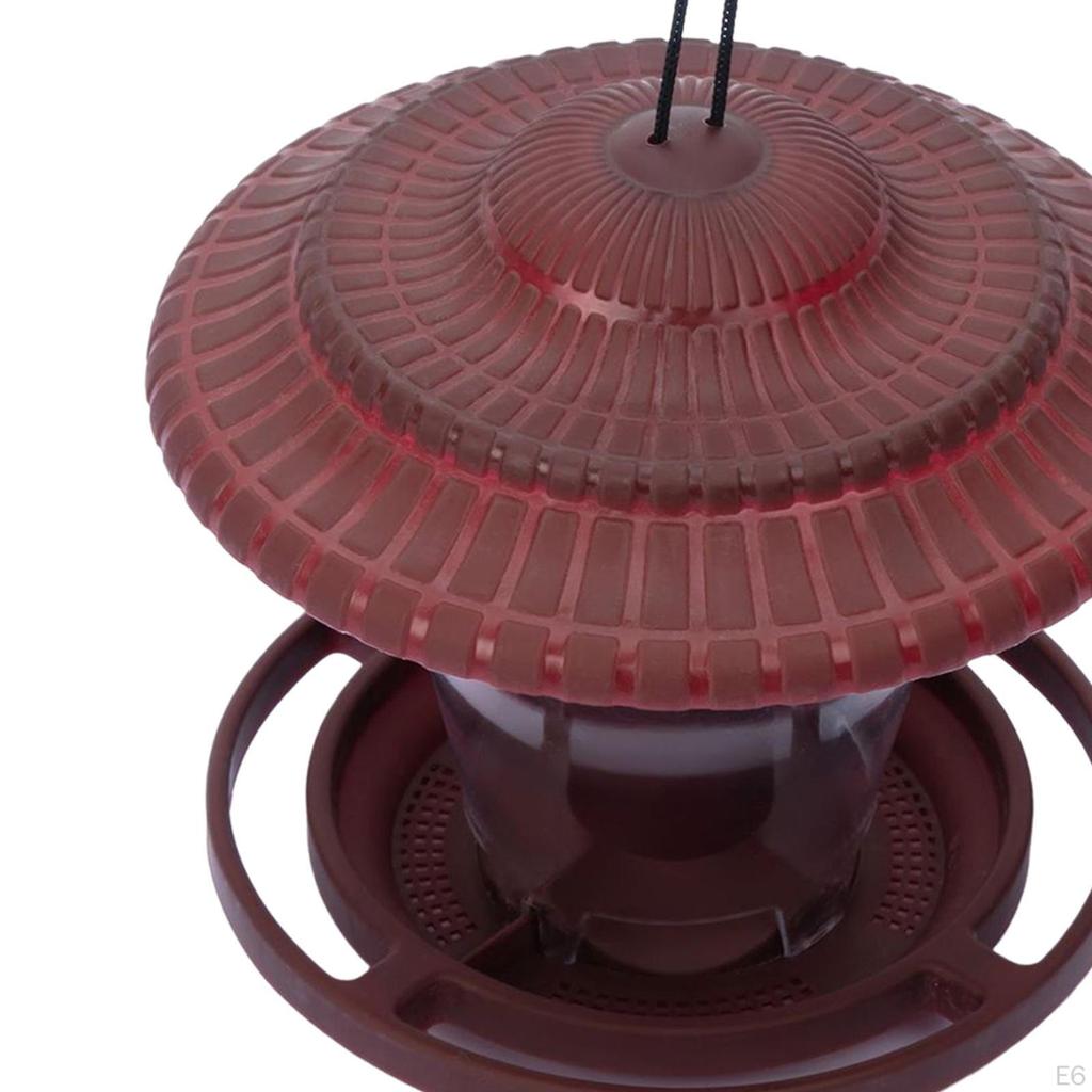 Bird Feeder, Rainproof Transparent Tank for Backyard Outdoor Decorations