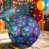 1pc Rainbow Butterfly Themed Soccer Ball, Size 5, Lightweight PVC Material, Outdoor Training Soccer Ball Gift. q622100