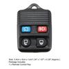Key Fob Transmitter High Performance Stable 4 Buttons High Strength Key Fob Clicker