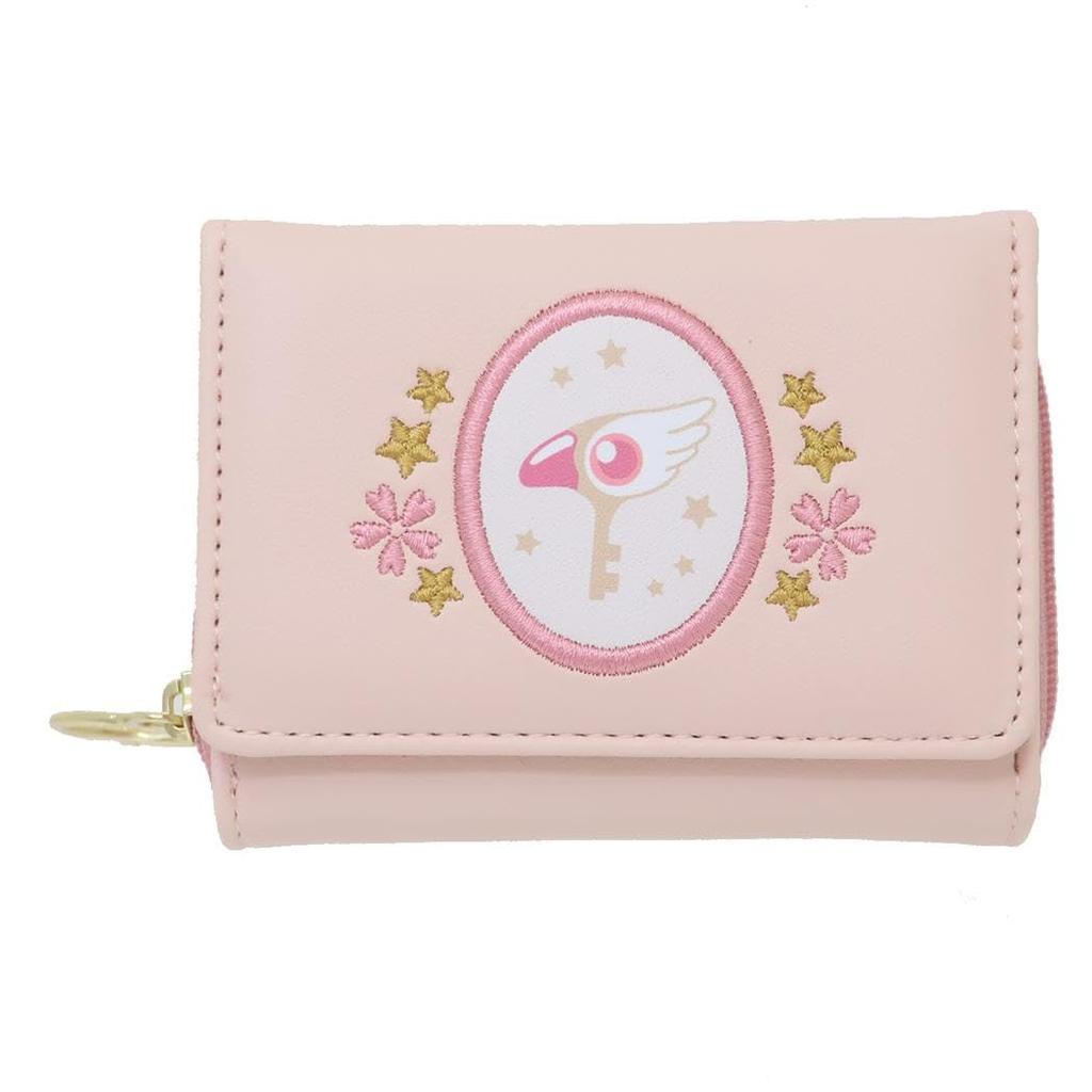Marimo Craft Cardcaptor Sakura Compact Wallet, Pink, Approx. W95 X H180 X D30mm, MCSA-044