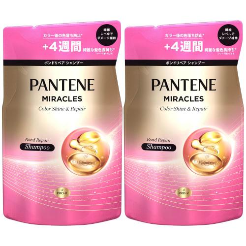 

Pantene miracles color shine & repair shampoo refill x2 350g+350g set purchase