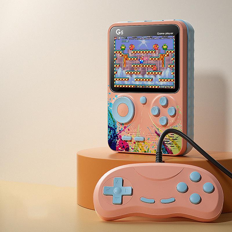 G5 Retro Handheld-Spielkonsole Mit 500 Klassischen Spielen 3,0-Zoll-Bildschirm Tragbare Wiederaufladbare Spielmaschine Kindergeschenk