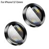 Stereometric Ultra-thin Anti-scratch Lens Phone Rear Protector Cell Phone Glass Lens Tempered Cover Film for iPhone