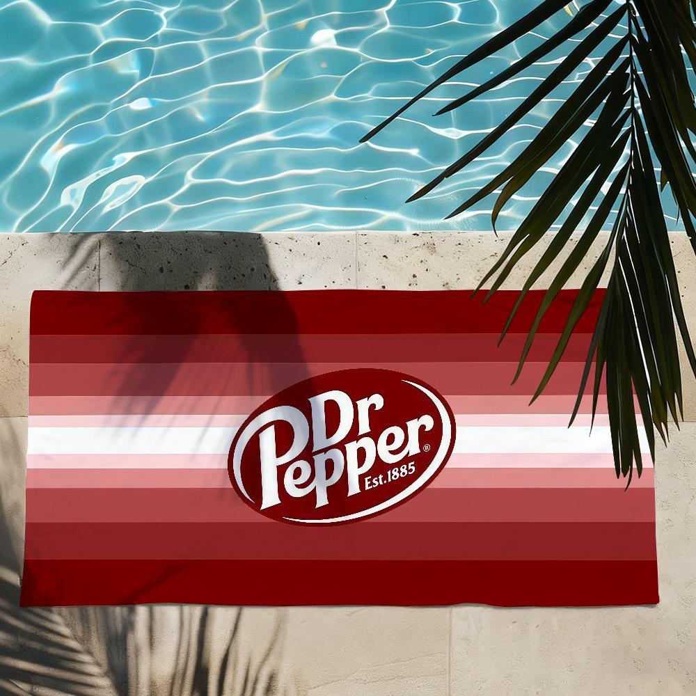 D-Dr Pepper Towel Quick Drying Beach Towels Are Suitable For Swimming Pools Camping Yoga And The Gym
