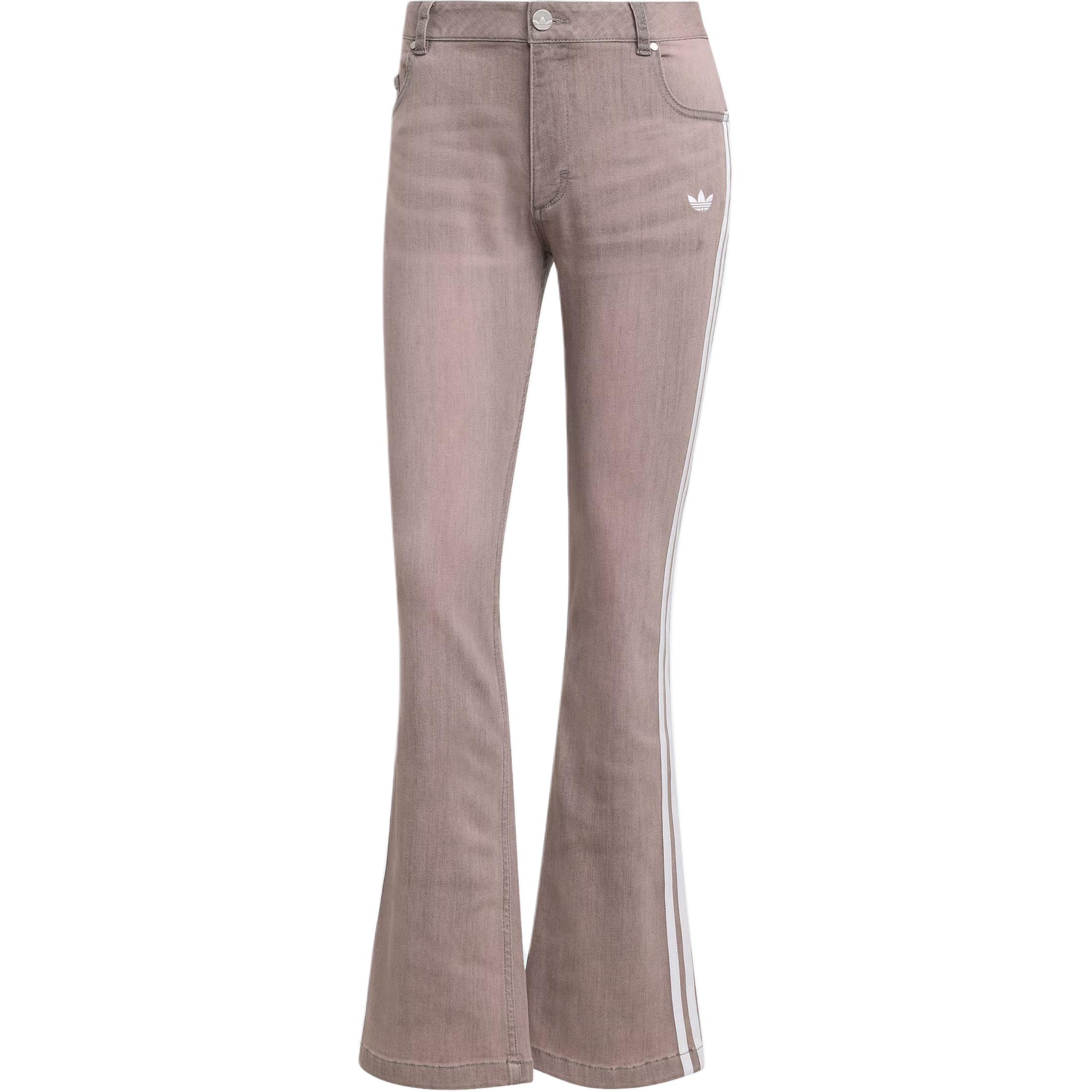 Adidas Originals Jeans High Waist Slim Fit Denim Pants Women New Rose KE9803 27
