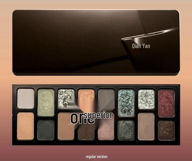 Qianyan 16-Color Earth Tone Eyeshadow Palette: Matte & Shimmer for Daily and Light Makeup. Perfect for Beginners.
