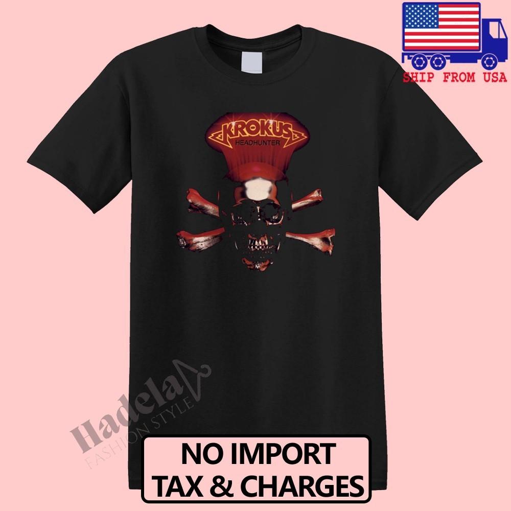 Krokus Headhunter Men s Black Size S-5XL S