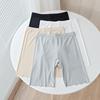 Plus Size Women's Safety Leggings with Anti-Exposure Wave Edge and Ice Silk, 2-in-1 Underwear.