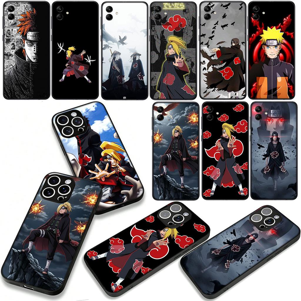 Deidara Narutos Itachi Uchiha Akatsuki Pain Case for Motorola Moto G04 G13 G14 g45 G22 G23 G32 G34 G35 G82 G84 G53 G72 E14 E15
