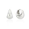 Champagne Moon Silver (W) Hobo Pull One-Touch Earrings Hl2E56223W9Xxx