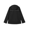 Skechers Outdoor Series Hooded Solid Color Zip-Up Long Sleeve Breathable Jacket Women Jackets Carbon-Black L424W166-0018