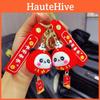 Cute Silicone Daruma Panda Keychain Charm Ideal Bag Accessory And Gift