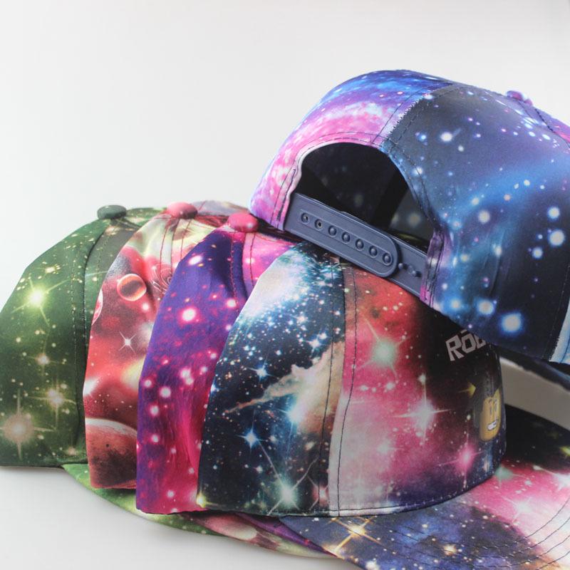 Roblox Starry Sky Street Dance Baseball Cap: Korean Style Flat Brim Unisex Duckbill Hat