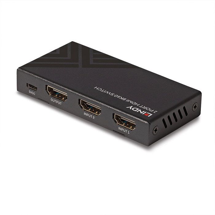 Switch HDMI 8K60 - Lindy - 38337 - 2 Ports - Accessoire - Haute Définition