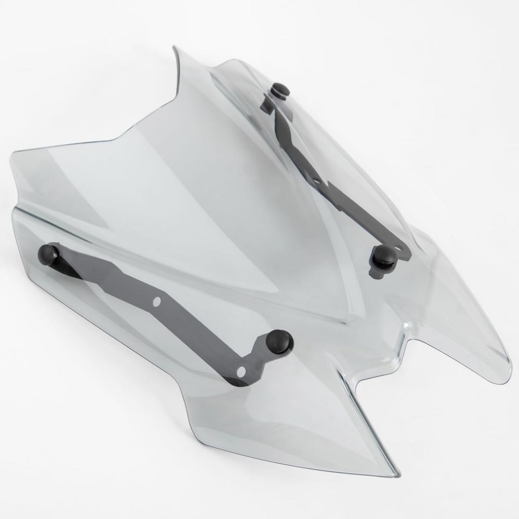 Motorcycle Windshield Double Bubble Windscreen for Z650 Z 650 2020 2021 2022 2023 2024 2025 Flyscreen Screen Visor Deflector, Smoke