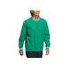adidas Originals Ss24 Rolling Links Series Logo Sport Stripe Long Sleeve Sweatshirt Men Sweatshirt Smoke-Green JE9340