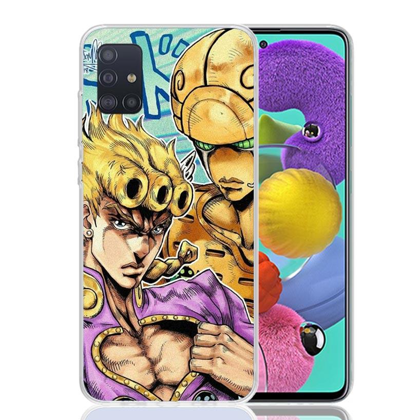 JoJo Adventure Giorno Giovanna Phone Case For Samsung Galaxy A52 A32 A22 A12 A02S A50S A30S A51 A31 AA71 Note 20 Ultra 10 S10 Pl