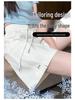 Women's Pink Wide-Leg Summer Sport Shorts, Loose Fit, Mid-Length, Casual Five-Point Pants, 2025 Hot Style