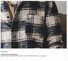 Men's Retro Loose-Fit Plaid Shirt: Heavy, Long Sleeve, Trendy Japanese Style Autumn Jacket