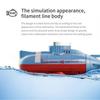 Remote Controlled Submarine kids Toy Model of Diving Fish Tank Remote Control Simulated Nuclear Submarine Remote Control Ship