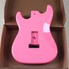 Tělo elektrické kytary - Hluboká růžová lesklá - Topolové dřevo - DIY modifikační příslušenství