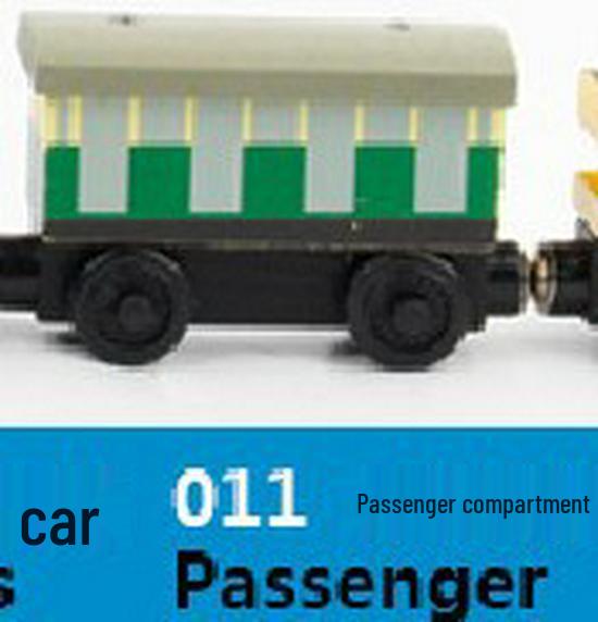 Wooden Magnetic Train Set for Kids - 30-Piece Track & Carriages Toy