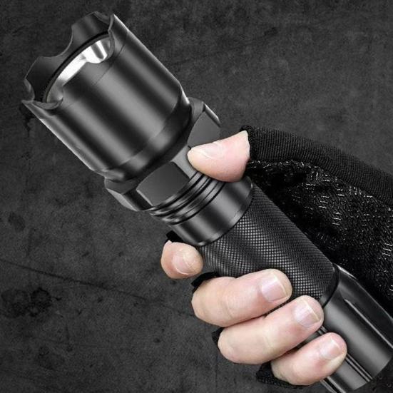 LED High Zoomable Lumens Super Bright Flashlight Tactical Torchlight