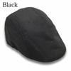 Men Berets Cap British Autumn Summer Linen Hats Flat Caps Classic Vintage Gatsby Cabbie Cap Chapeau Homme