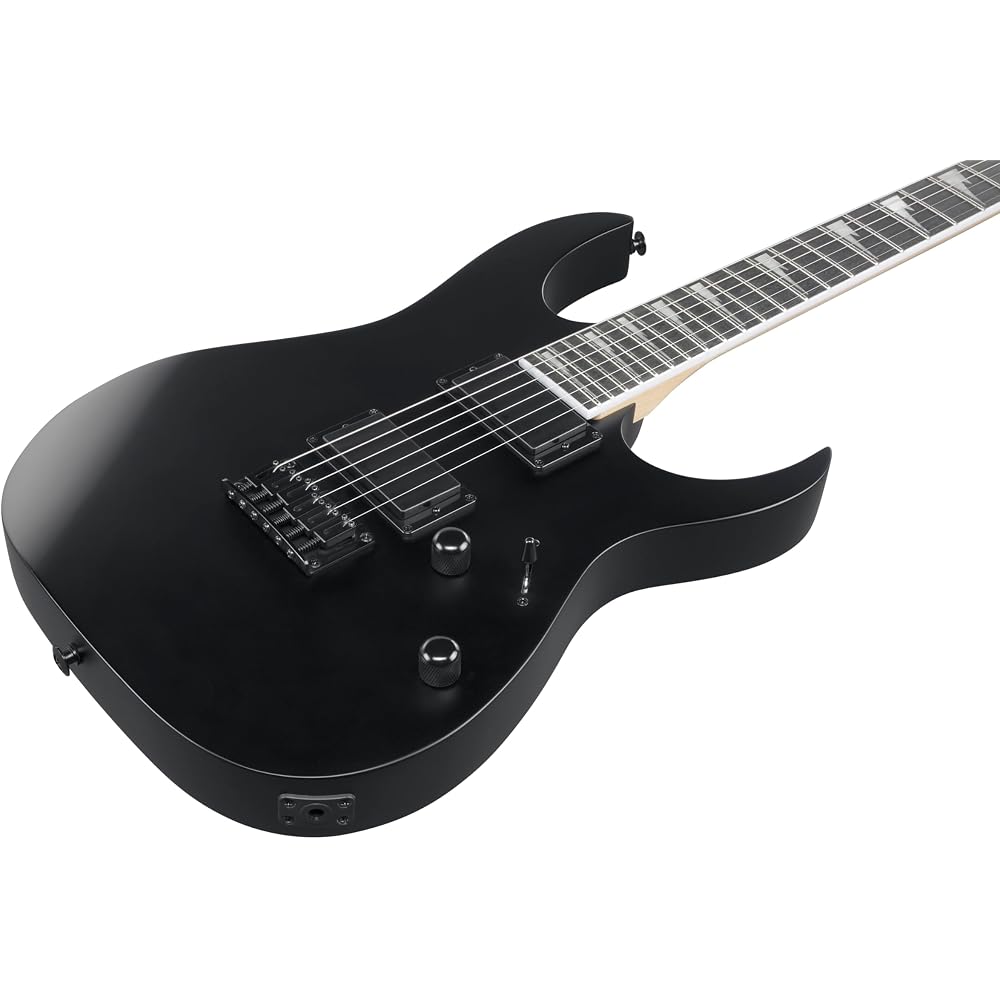 GIO Ibanez Electric Guitar for Beginners (Black Flat) GRG121DX-BKF