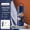 Compact Electric Travel Kettle with Constant Temperature and Insulation for Dorms and More