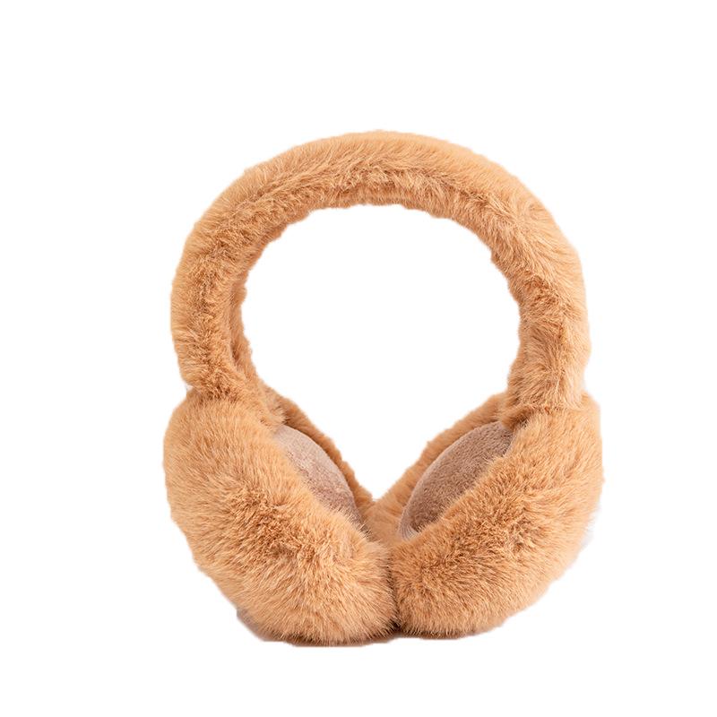 Women's Winter Mink Plush Foldable Earmuffs - Cute, Warm, Windproof, and Anti-Freeze Ear Protection