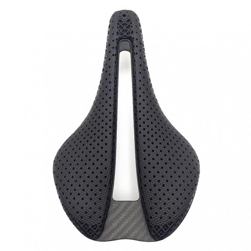 Ultra-Light 3D Printed Carbon Fiber Bicycle Saddle Road Mountain Bikes Hollow Design Comfort Seat