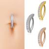Belly Button Ring Simple Design Belly Button Belly Piercing Jewelry Stainless Steel Material Body Jewelry for Woman Girl