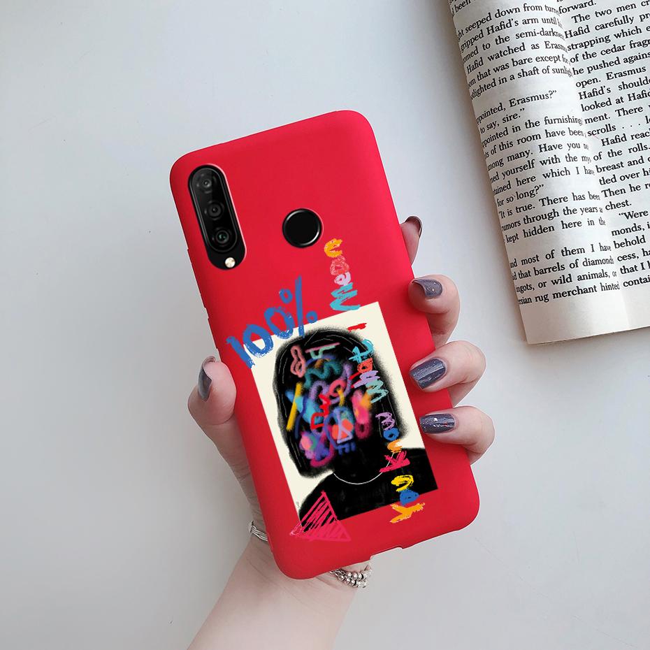 Cartoon Cute Case For Huawei P30 Lite Pro 2020 Cover Soft Silicone Protector Coque For Huawei P30lite MAR-LX1M P30Pro Phone Case