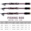 SOUGAYILANG Fishing Rod Carbon Fibber  Metal Telescopic River Lakes Fishing Equipment Practical Tool