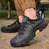 Fashion Outdoor Men Fashion Brand Comfortable Lace Up Hiking Shoes Spring/Autumn Men Anti Slip Soft Sole Breathable Casual Sports Shoes