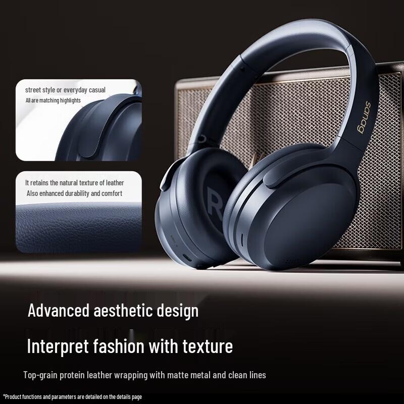SANAG D60sANC3.0 AI Deep ANC Wireless Over-Ear Headphones