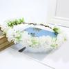 Flower Wreath Headbands Flower Crown Bride Hairband Fashionable Hair Accessories for Holiday Festivals and Parties