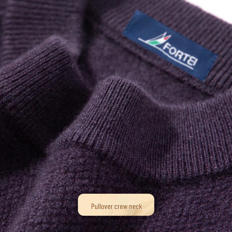 Men's 30% Cashmere & Merino Wool Blend Crew Neck Sweater