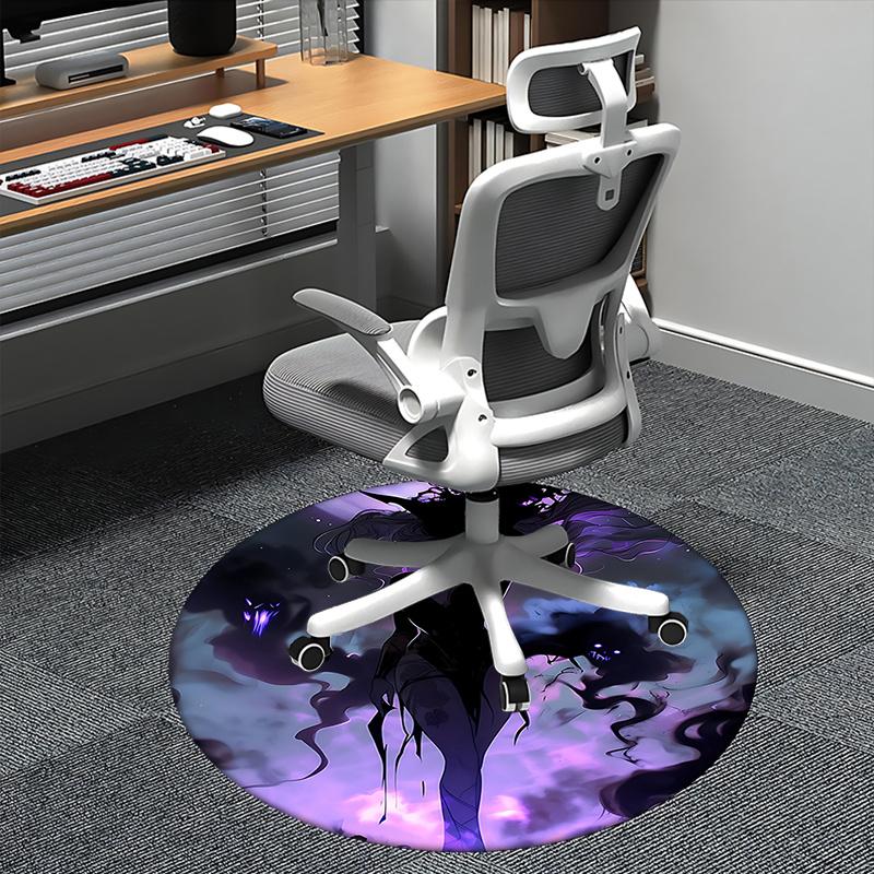 

Dark Fantasy Witch Chair Mat Round Carpet for Home Decor, Office Use, Bedroom, Living Room, Gift Idea0235b 80cm by 80cm