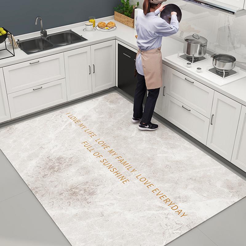 Alfombrilla de suelo de lodo de diatomeas Tienda completa Alfombrilla de suelo para el hogar Cocina Absorción de agua Aceite Antideslizante Restaurante Alfombrilla de suelo Lodo de diatomeas