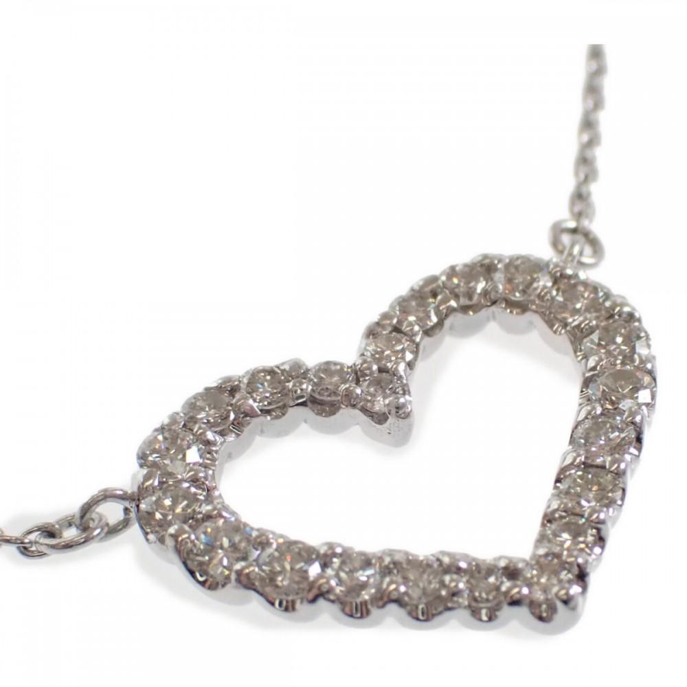 no brand  Necklace K18 white gold Women