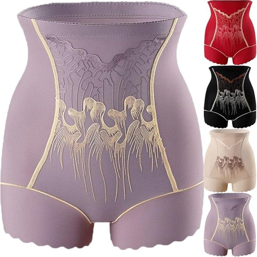 Seamless Tummy Control Shaper Shorts 3D Embroidered Butt Lifter Shapewear New Seamless Panties