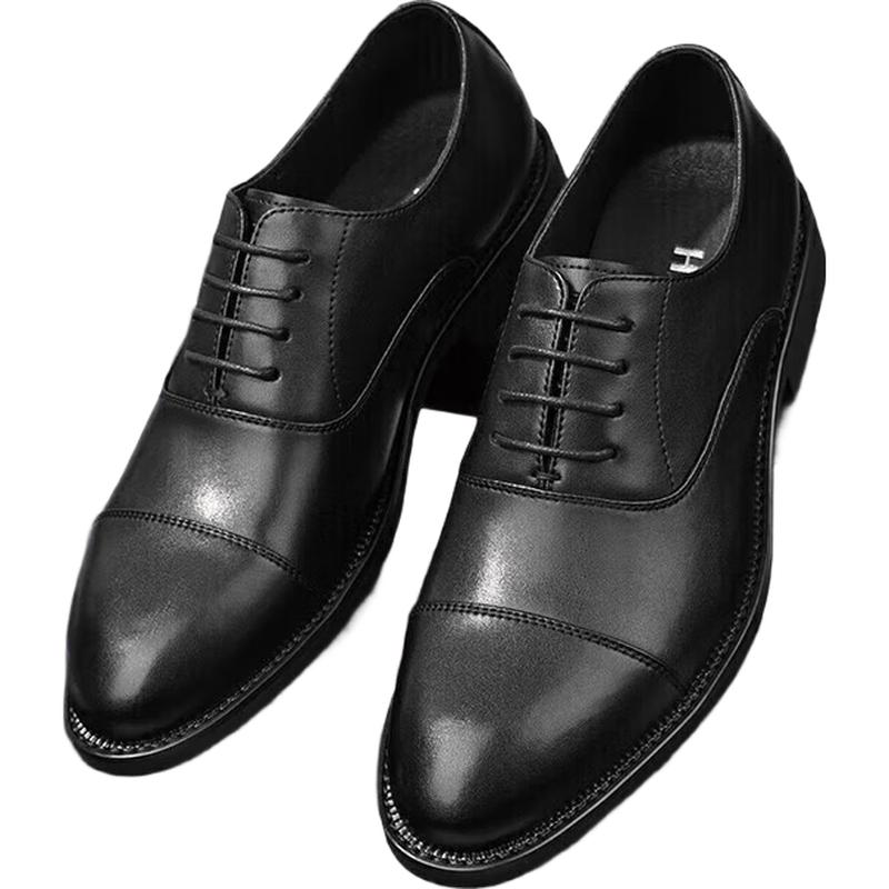 HLA Men s Business Casual Lace-Up Oxford Shoes HAAPXM2EAV106 39